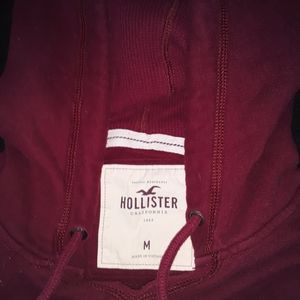 Burgundy Hollister Hoodie